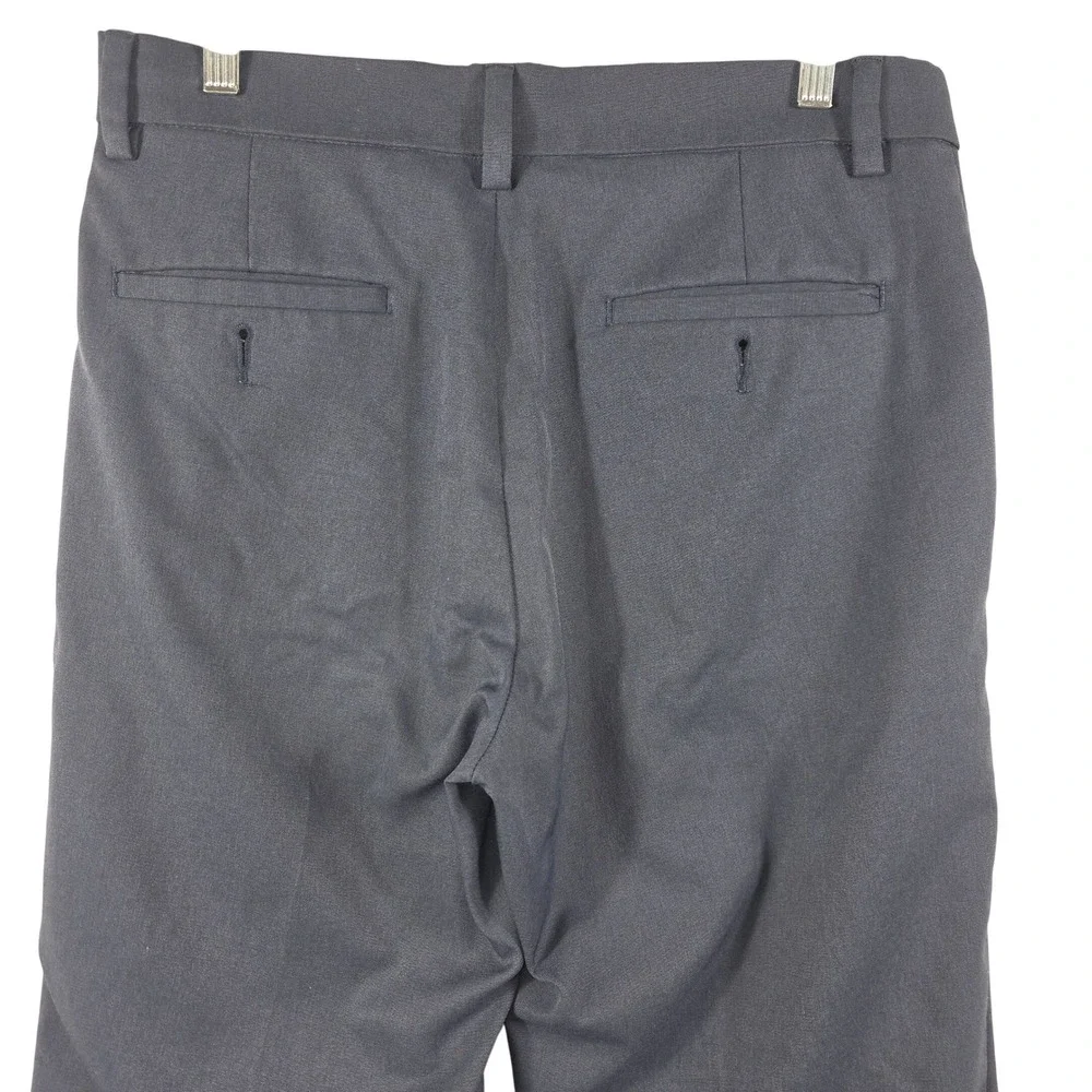 Haggar Cool Right Performance Flex Mens 32x32 Navy Blue Golf Pants